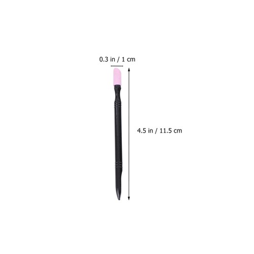 6 Pcs Canne À Sculpture De Tige Tampon vente en gros Lime Ongles Gommage Pour