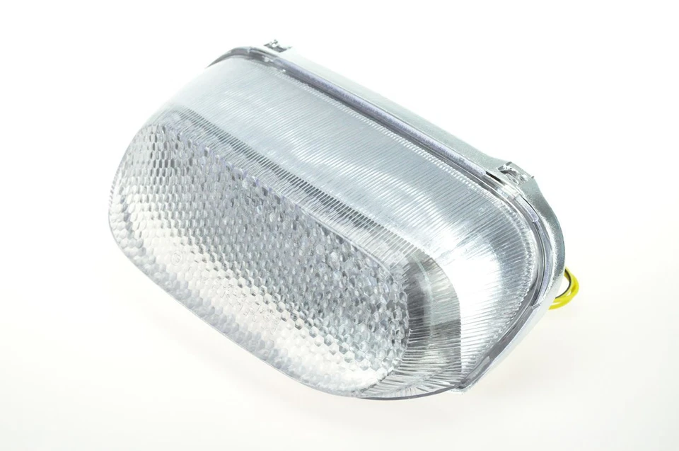 Luz Trasera LED + LED Delantera + Lente Trasera Señal de Giro Ajuste Ninja 93-05 ZX-6 ZZR600 Transparente Foto 2 de 4