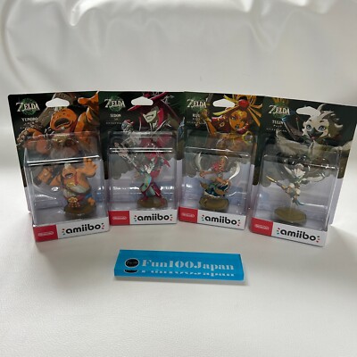 amiibo The Legend of Zelda Tears of the Kingdom Tulin Yunobo Sidon Riju ...