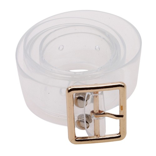 Women Girls Transparent Belt Waistband 