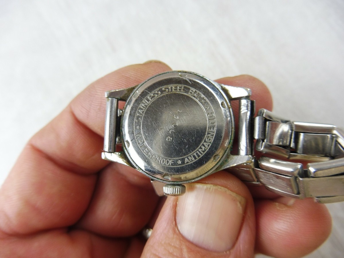 Montre Mécanique Vintage Begu 15 Rubis à Réparer - Pièce D'Occasion Pour Collectionneurs