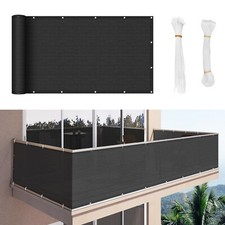 5M Balcony Privacy Screen Fence Mesh For Balcony Windscreen Sun Shade UV-Proof
