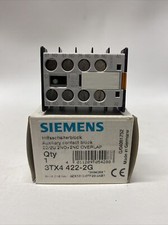 NEW Siemens 3TX4 422-2G Contact Block 3TX44222G