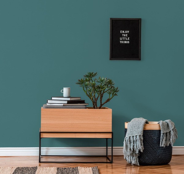 Vliestapete Leinen Struktur Textil Optik Modern Uni Blau 3957-64 (2,72€/1Qm)-image