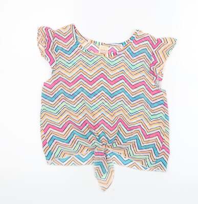 Faded Glory Mädchen rosa Polyestermischung T-Shirt Größe 10-11 Jahre N