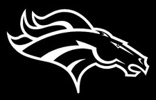 DENVER BRONCOS Logo Vinyl Car Truck DECAL - Window STICKER