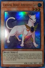 Yugioh 2022 Crystal Beast Amethyst Cat 1st Ed. BLCR-EN048 Near Mint