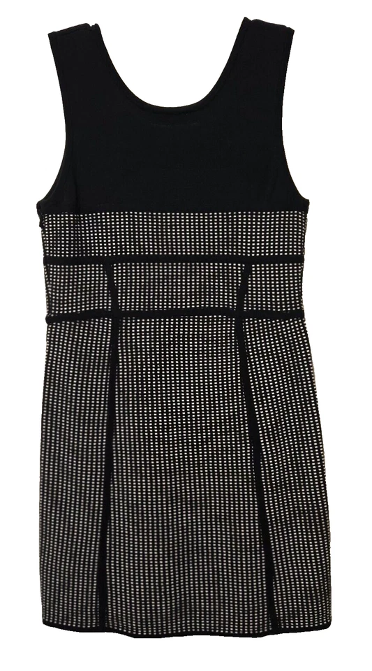 Leifsdottir Corset Dress Large Black/White Uptown Girl Bodycon Knit Minimalist - Image 2 of 4