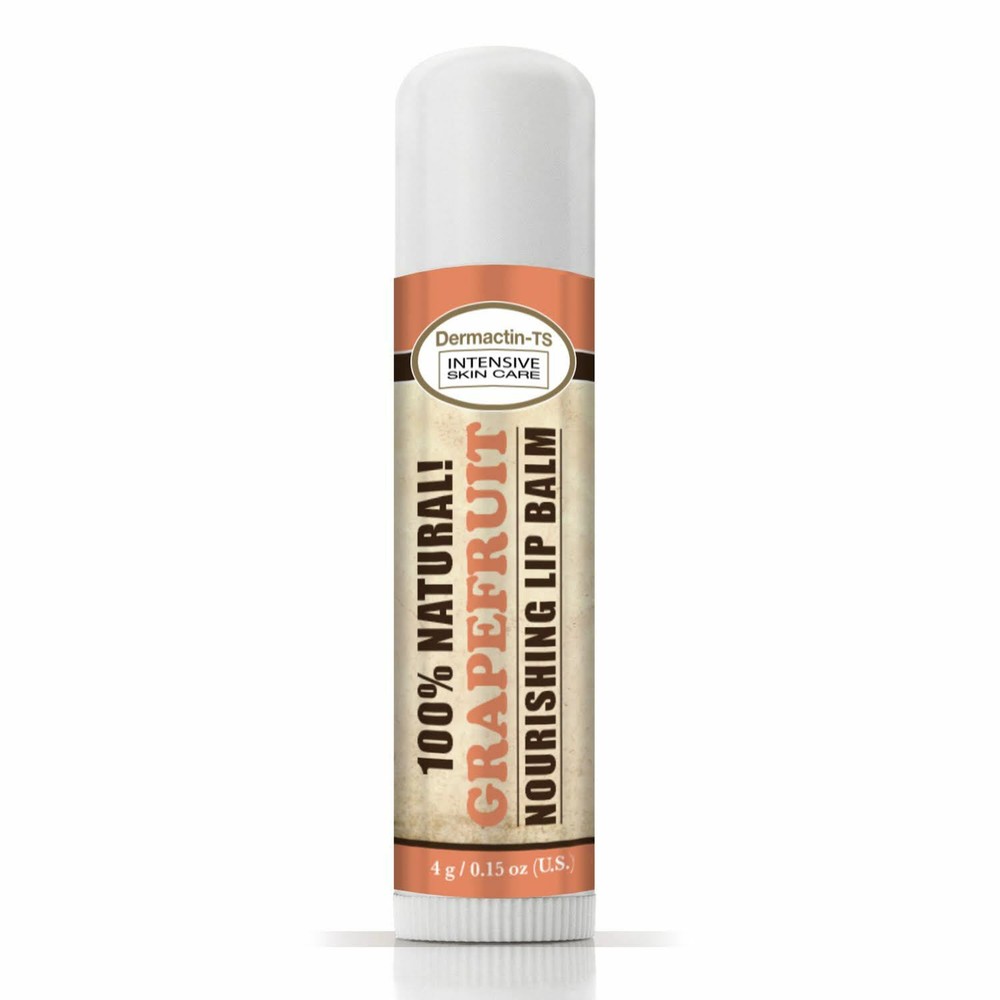 Dermactin-TS 100% Natural Lip Balm - Grapefruit Lip Balm (3-Pack)