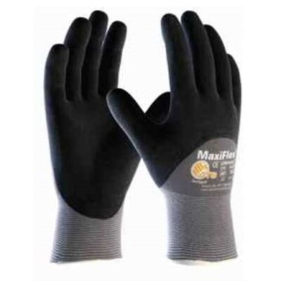 12er PACK(Paar) ATG  Nylon-Strickhandschuhe MaxiFlex  Ultimate  (34-875) 3/4 bes