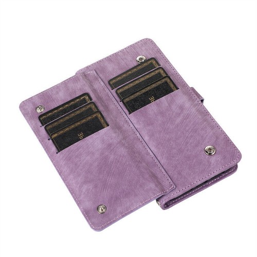 Zipper Wallet Leather Phone Case For iPhone 15 14 13 12 11 Pro Max XR XS 6 7 8 - Picture 71 of 84