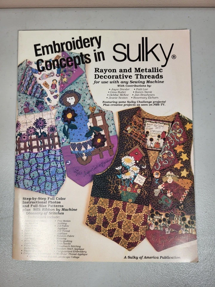 Embroidery, Embellishing, Applique Concepts in Sulky Rayon Metallic Thread - Image 2 of 4