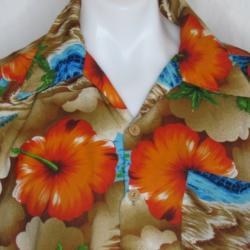 Vtg KMart Hawaiian Aloha Shirt Size 