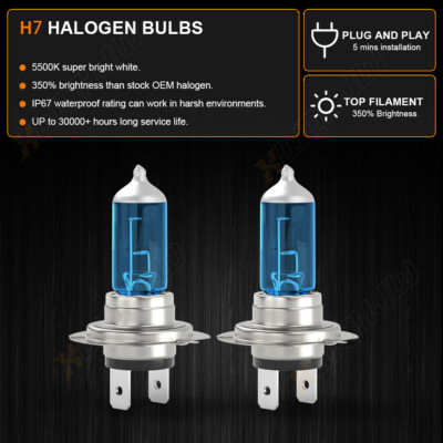 2x H7 10000K LED Headlight Bulbs – 3300000LM Super Bright White – Stonebanks
