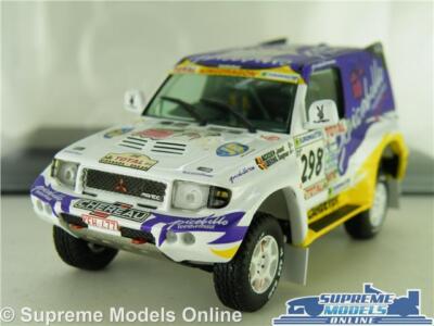 Mitsubishi Pajero Shogun Rallye Modellauto Maßstab 1:43 Granada Dakar 1999 040 K8