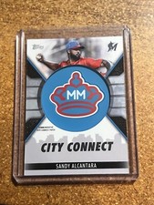 2023 Topps Baseball City Connect Cap Patch # CC-SA Sandy Alcantara