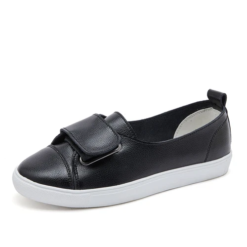 Women Oxford Shoes Leather Ballet Flats Lace Up Soft Casual Comfortable Ladies - Bild 17 von 42
