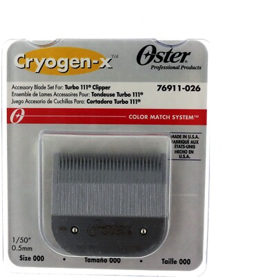 oster 76911-026 size 000 for Turbo 111 Clipper