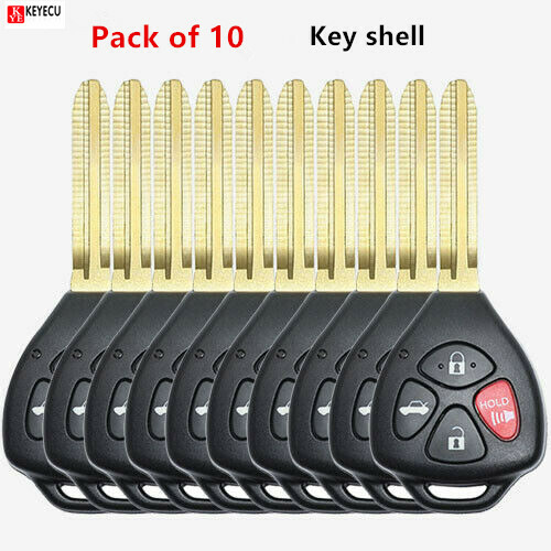 Bartolete Keys Remote Key Fob Shell – Fits Toyota RAV4, Avalon, Yaris, Camry, Venza, Corolla – TOY5BK