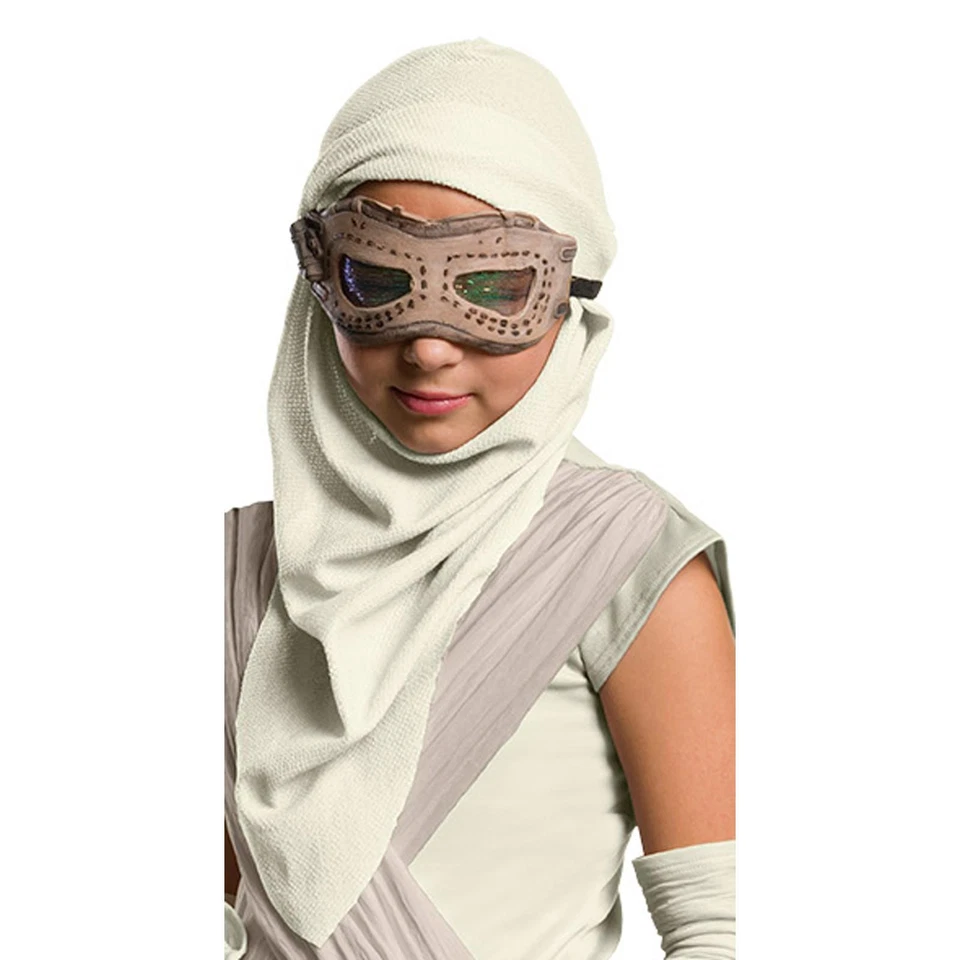 Girl Child REY EYE MASK W/ HOOD Goggles Disney Star Wars VII 7 THE FORCE AWAKENS - Image 2 of 2