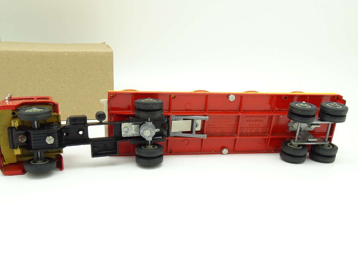 Solido SB 1/50 - Berliet Citerne Elf Rouge, Camion Miniature Occasion