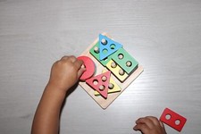 Wooden Toy Set For Early Baby Education 36 M