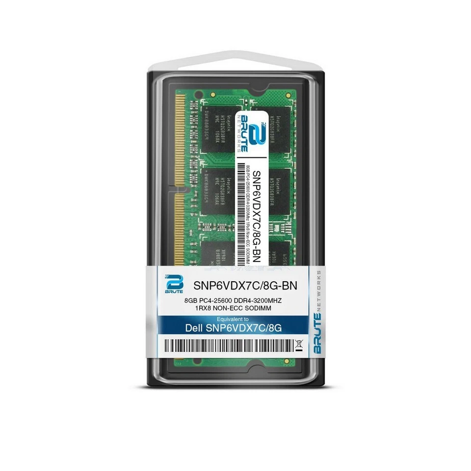 SNP6VDX7C/8G - Dell Compatible 8GB DDR4-3200Mhz 1Rx8 1.2v Non-ECC SODIMM - Image 3 of 3