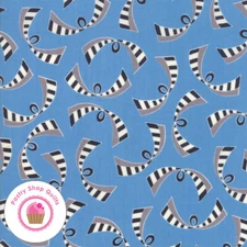 Moda BUBBLE POP 21764 17 Blue Black  AMERICAN JANE Quilt Fabric 1930's Repro