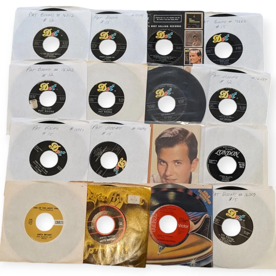 Lot of 50+ 50s Pop Doo Wop Pat Boone Frankie Avalon Connie Francis Teresa Brewer Foto 4 de 4