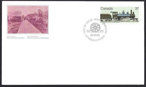 🍁Canada  #1038   "Canadian Locomotives"    Brand New 1984  First Day Cover