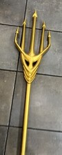 Polyurethane foam Aquaman trident Gold 71 Full Size 1:1