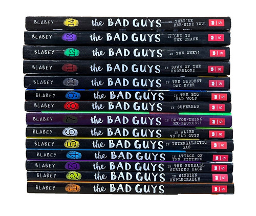 The Bad Guys Books by Aaron Blabey Set 1-12