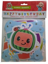 Cocomelon Large Jointed Banner Happy Birthday Party