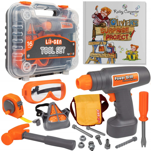 kids play tool kit