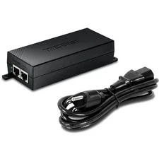 TRENDnet TPE-115GI Gigabit PoE+ Injector 30W Power over Ethernet Adapter