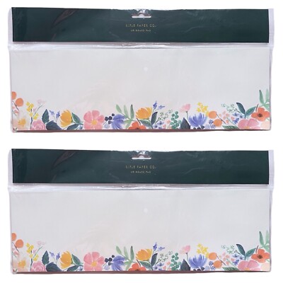 NEW LOT of 2 Rifle Paper Co. Floral Flowers Print Keyboard Note Pad Notepad