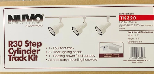 NUVO TK320 R30 Step Cylinder Track 3 Light Kit - Picture 3 of 3