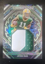 Obsidian Rookie Patch Jayden Reed Unbreakable 19/25