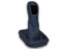 MERCEDES CLK W208 1997-02 POMO CON FUNDA PALANCA DE CAMBIOS CUERO AZUL OSCURO