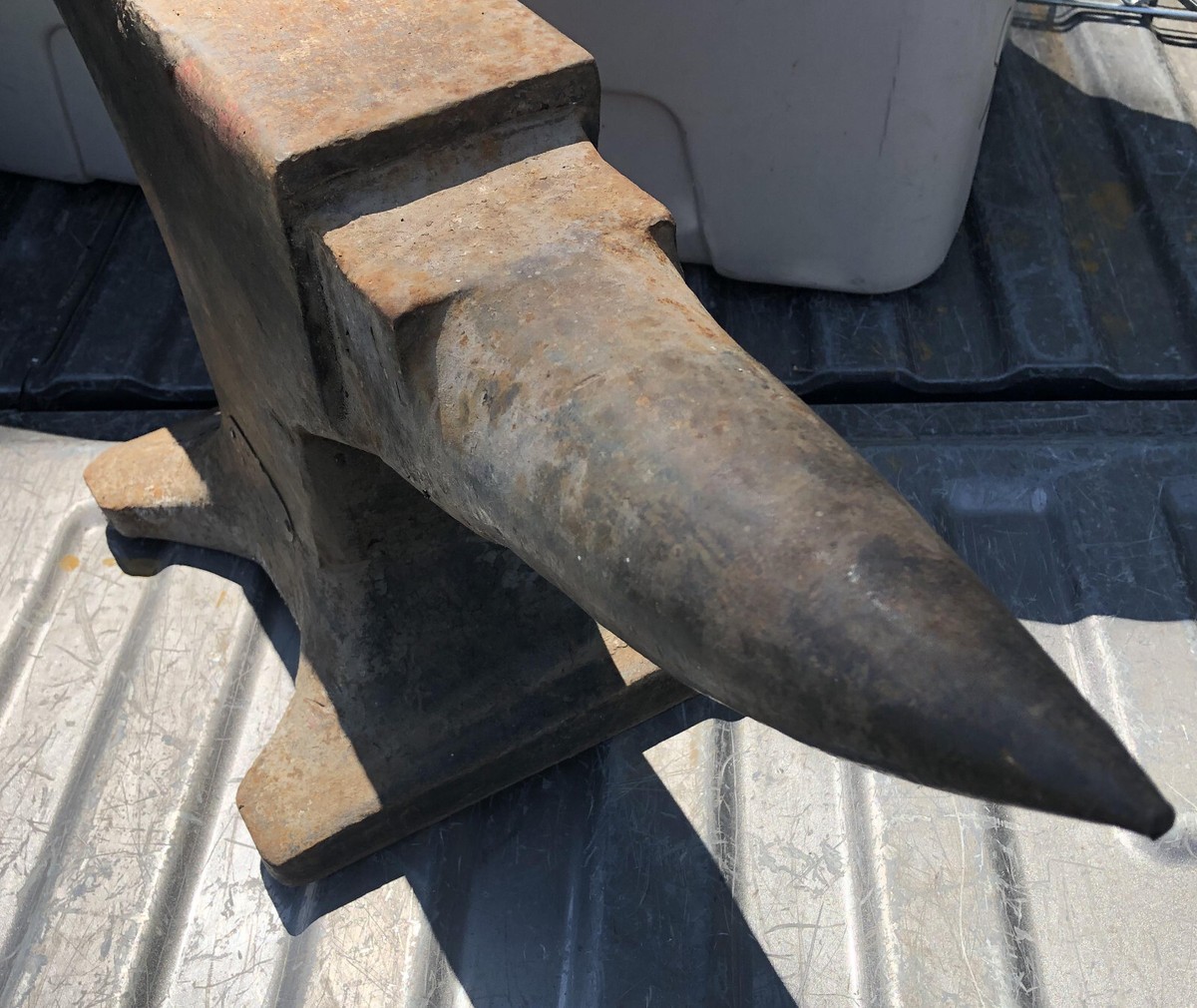 Trenton 150LB Anvil blacksmith bladesmith trexton antique vintage