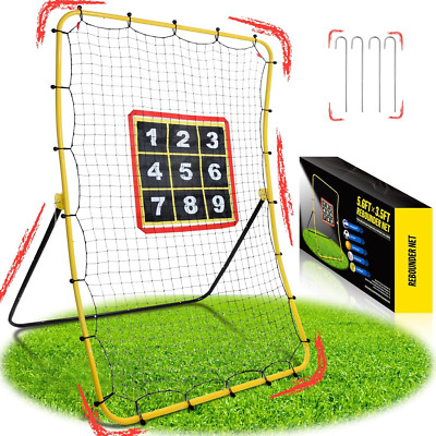 Versatile Rebounder Net for Soccer, Baseball & Volleyball - Perfect Training Aid