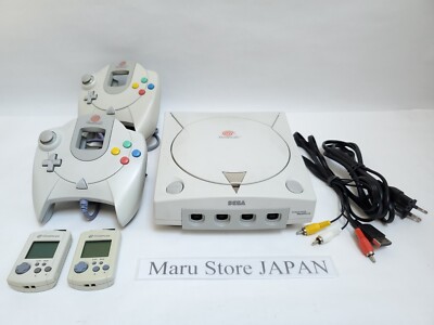 SEGA Dreamcast Console HKT-3000 Select Controller Visual Memory