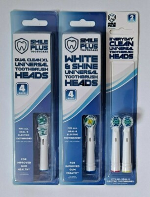 4 Stück Ersatzköpfe für elektrische Zahnbürsten sortiert Oral B kompatibel