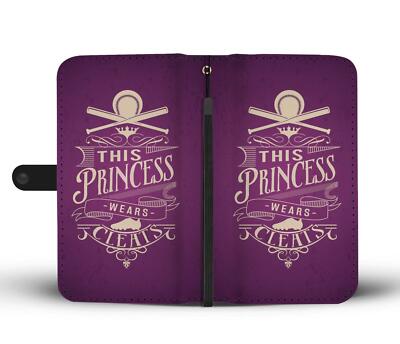 Softball Girl Quote Phone Wallet Case Gift iPhone Samsung Google Huawei Xiaomi