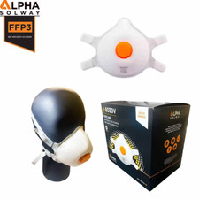 Alpha Solway 6030V FFP3V Moulded Face Mask (BOX OF 10)