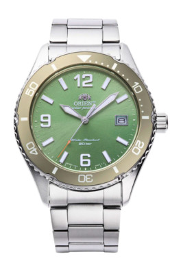 Orient Mako 40mm Solar grün RA-WJ0001E10B 200M Herrenuhr