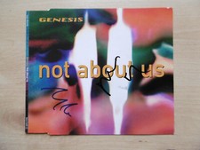 Genesis "Tony Banks & Mike Rutherford" Autographs Signed CD Cover "Not About Us"