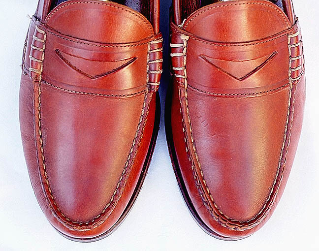 Allen Edmonds Coppell Half Strap Brown Loafers. U.S. 9.5 B  display picture 1