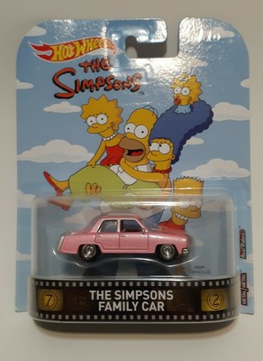 hot wheels simpsons family car 2017