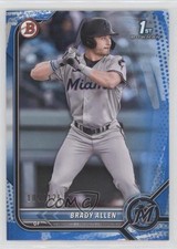 2022 Bowman Prospects Blue Pattern Border 105/125 Brady Allen #BP-36 03j5